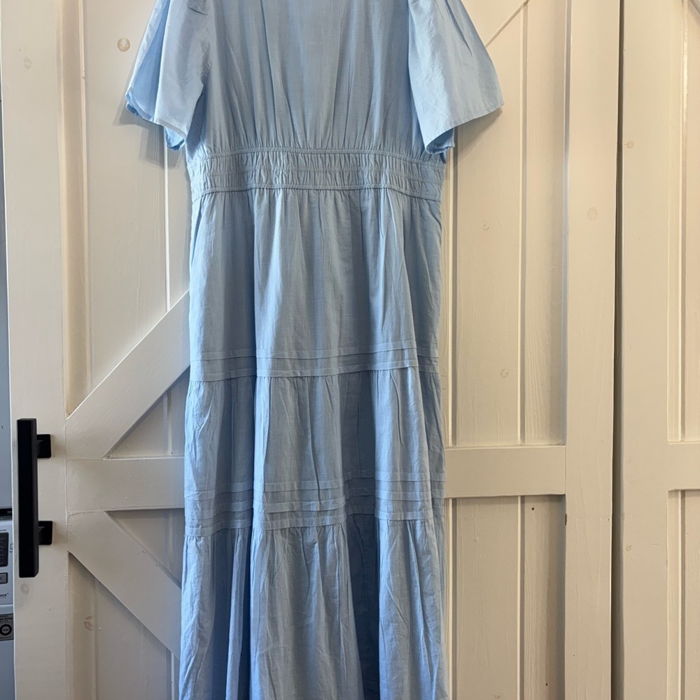 Citrus Called to Surf Shae Maxi Dress Light Blue Coastal Feminine Boho XXXL - Picture 4 of 10